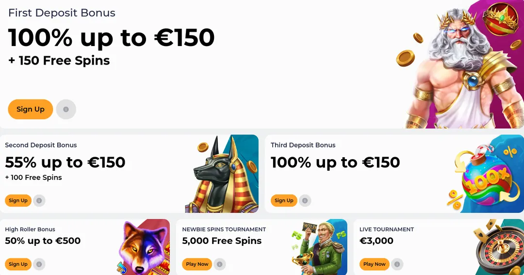 Nomaspin Casino bonus